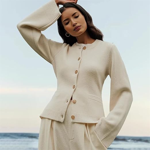 Ultra-Soft Button Cardigan Sweater for Women