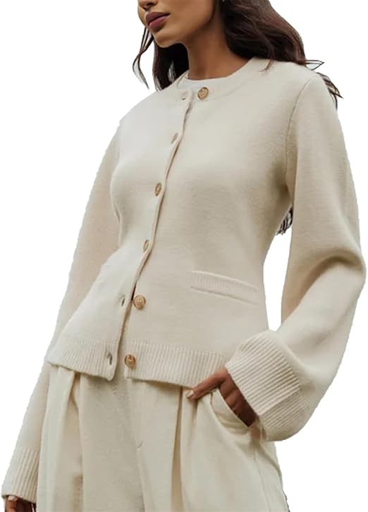 Ultra-Soft Button Cardigan Sweater for Women
