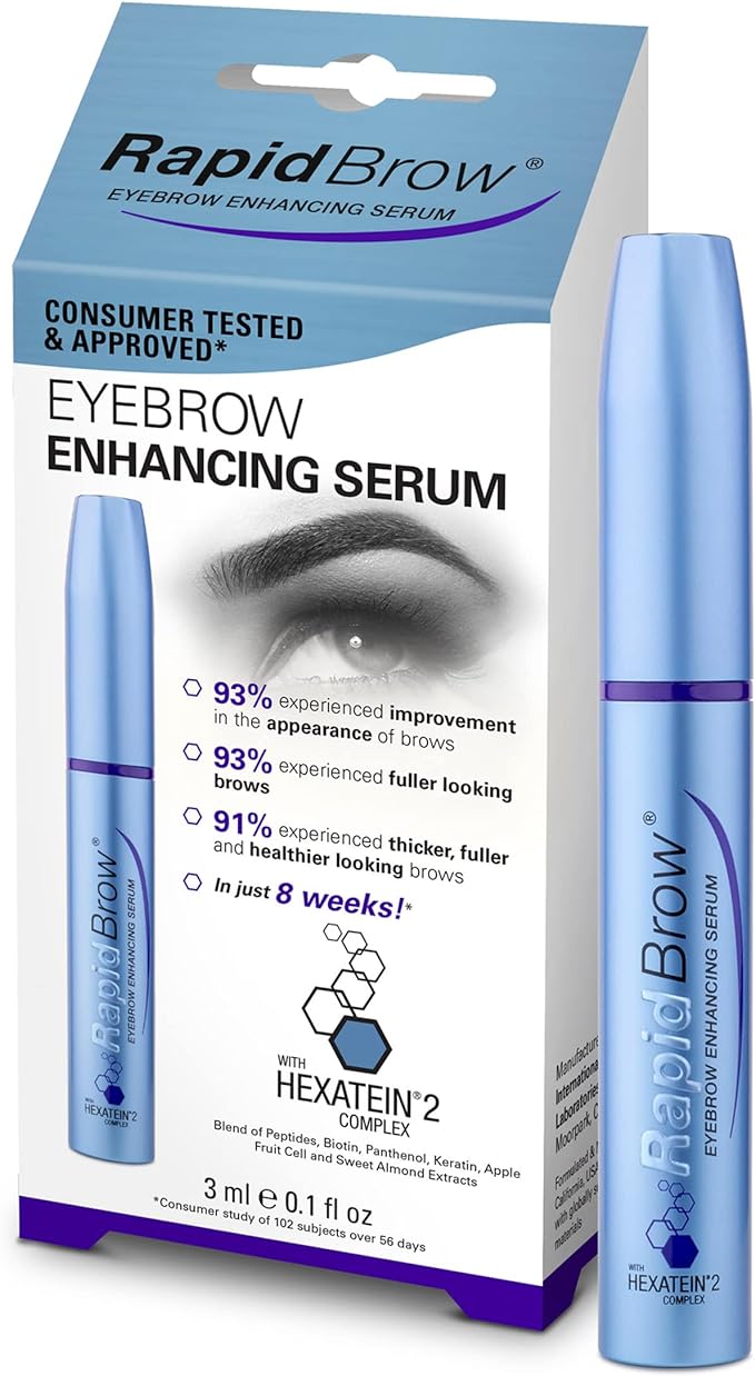 RapidBrow Eyebrow Enhancing Serum, Hexatein