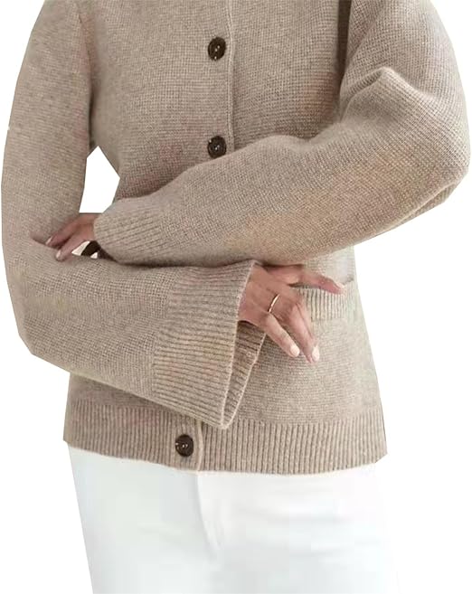 Ultra-Soft Button Cardigan Sweater for Women