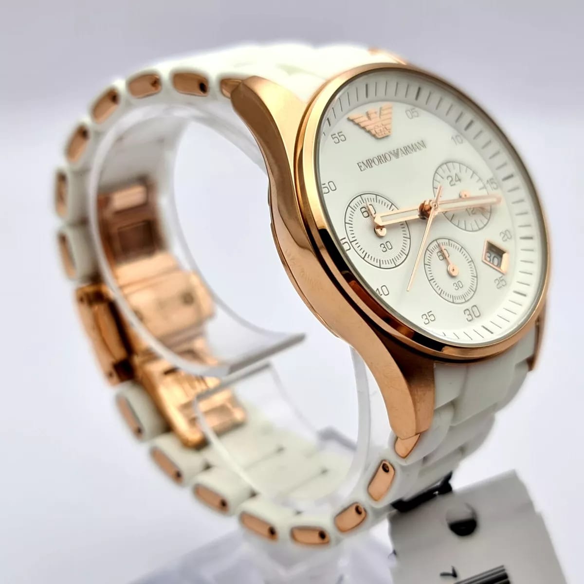 Emporio Armani Ladies Watch - Rose Gold | Armani Watch AR5920