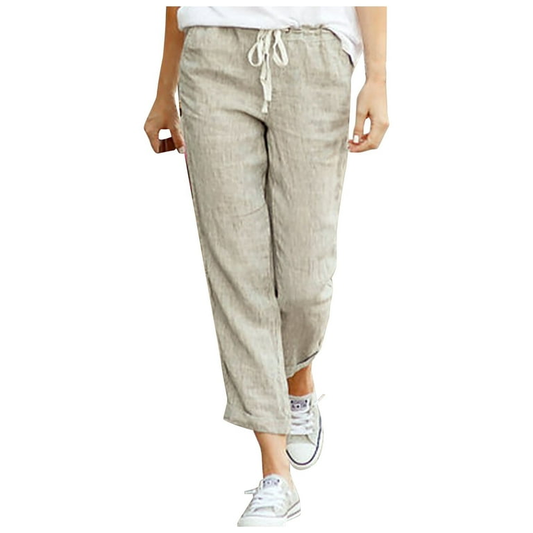 Autumn Cotton Women's Pants Y2K Black Drawstring