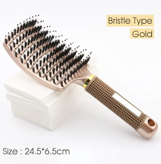 Organic Detangle Hair Brush for Women, Men & Children