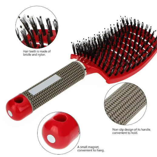 Organic Detangle Hair Brush for Women, Men & Children