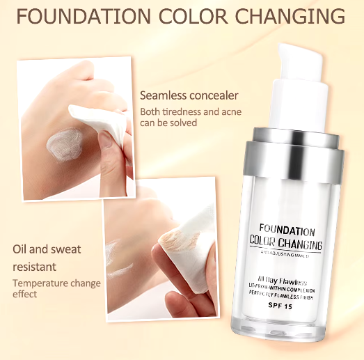 Colour Changing Mature Skin Foundation