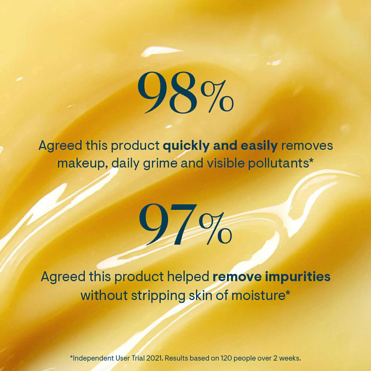 elemis pro-collagen cleansing balm
 before and after

